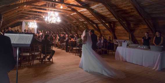 Weddind ceremony at Seigneurie of St-Cuthbert